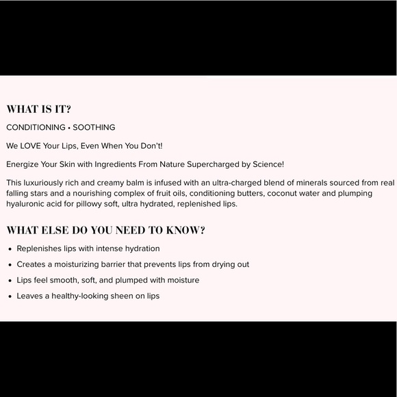 Too Faced Hangover Pillow Balm Lip Treatment Mango Kiss - Picture 16 of 16